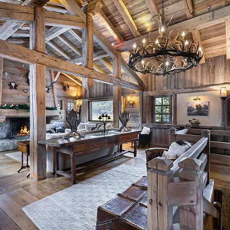 Chalet Montagnard A Rochebrune Avec Jacuzzi, Sauna, 6 Chambres, Proche Des Pistes, Accueil 12 Pers - Fr-1-569-37 Megeve